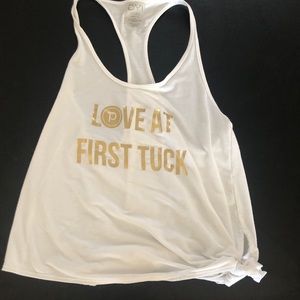 Pure Barre “Love at First Tuck” Tank